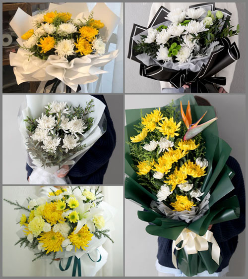 海南儋州市新州镇白事花束代送